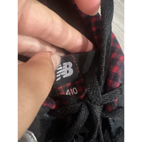 New Balance 410 Black Checkered Plaid Athletic Running Shoes WL410DSC Size 10 - Picture 4 of 6
